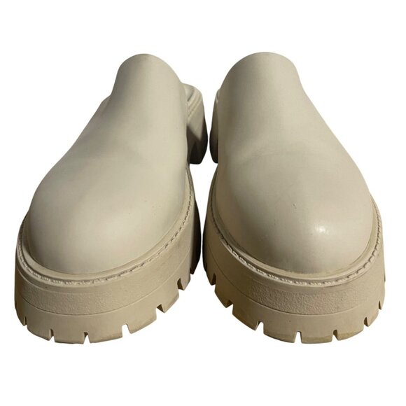 SM New York Cream Color Shay Slide On Mules Chunky Heel Womens Size 8.5M - Picture 9 of 9